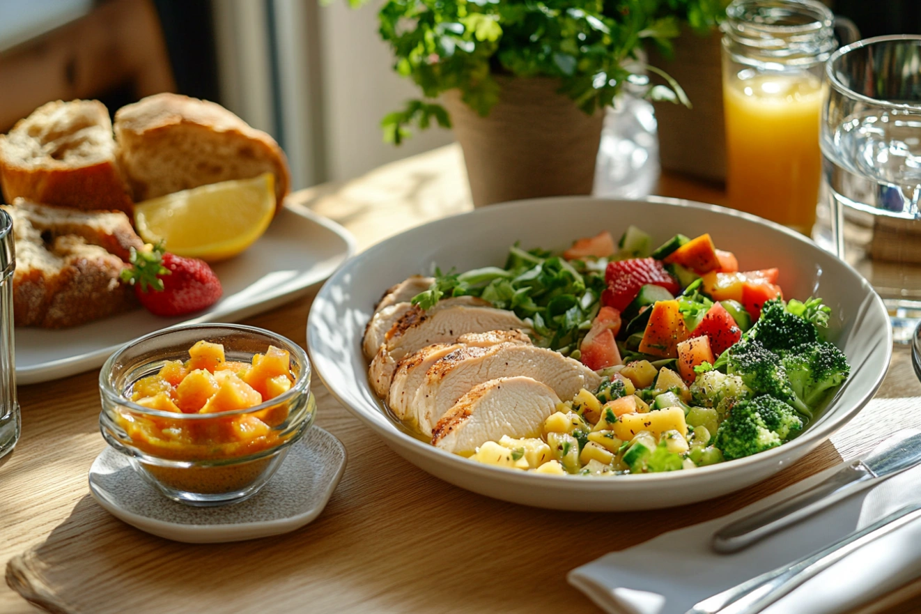 Поживний обід для літніх людей